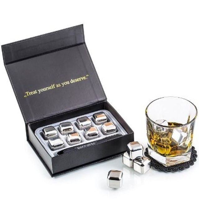 Stainless Steel Reusable Ice Cube Set 1