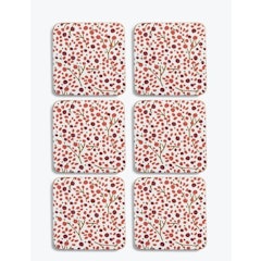 Cork-Backed Cranberries Coasters