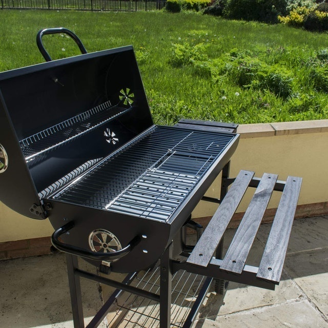 Classic Barrel Outdoor BBQ Smoker 2
