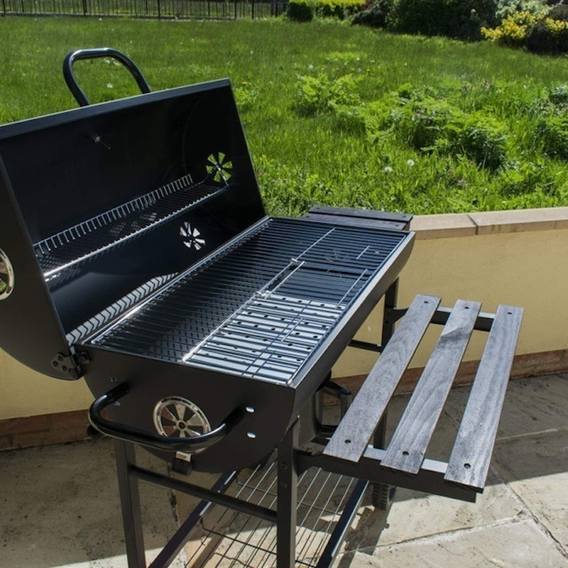 Classic Barrel Outdoor BBQ Smoker 2
