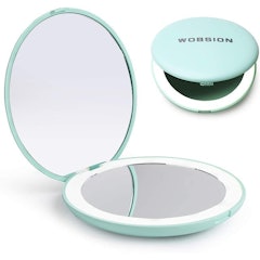 LED Lighted Travel Makeup Mirror