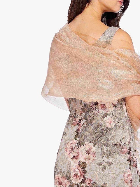 Metallic Wrap Scarf 1