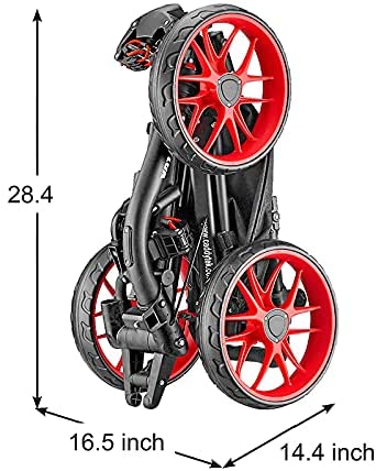 EZ-Fold 3 Wheel Golf Push Cart 2