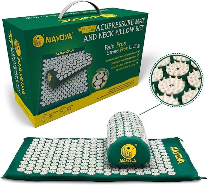 Acupressure Mat and Neck Pillow Set 1
