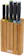 Joseph Joseph 5-Piece Elevate Knife Set With Slimline Bamboo Block 1