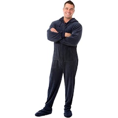 Unisex Plush Footed Onesie