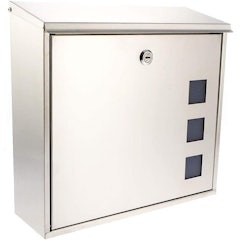 Wall-Mounted Stainless Steel Letter Box