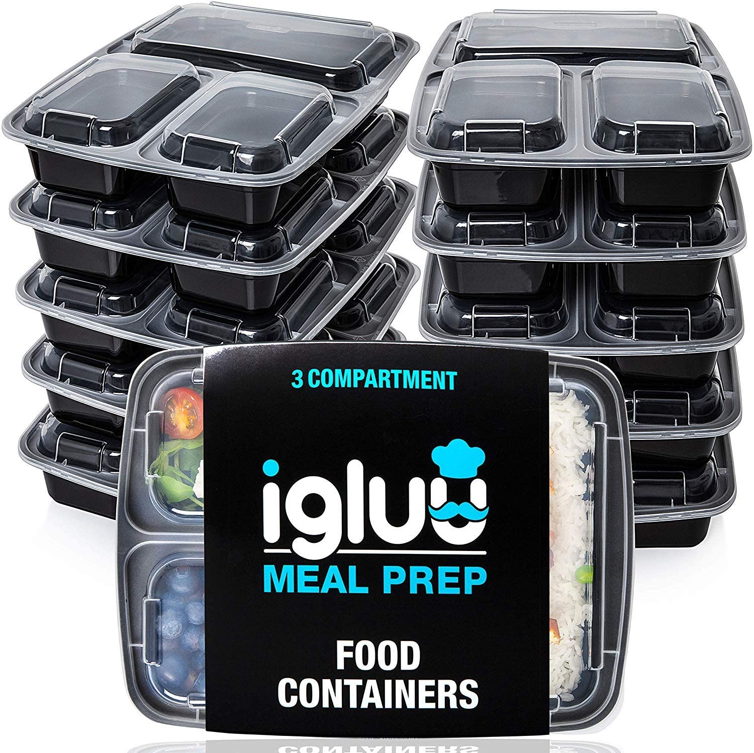 7. Chef Fresh Packs Meal Prep Container 16 pack 1