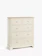 John Lewis & Partners St Ives 5-Drawer Chest, Grey Haze 1