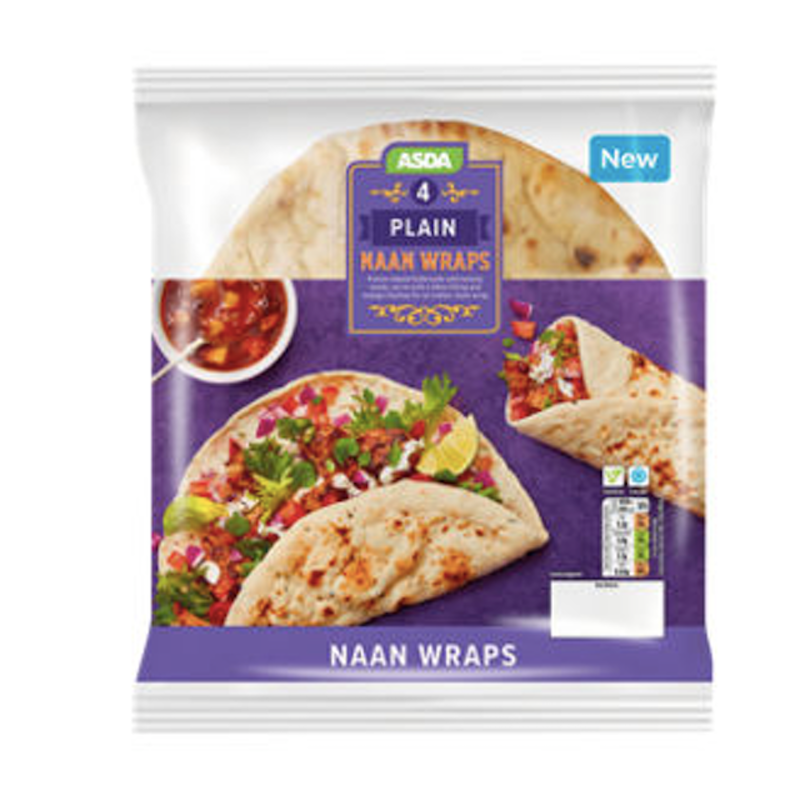 Plain Naan Wraps 1