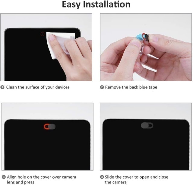 Red Outline Webcam Cover Slides 4
