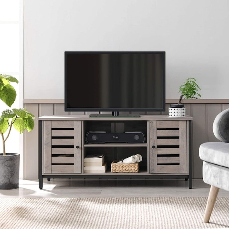 TV Console Unit with Shelves 3