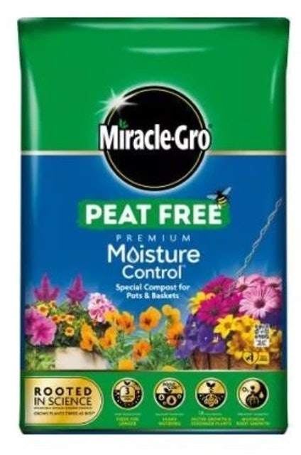 Peat Free Premium Moisture Control Compost for Pots & Baskets 1