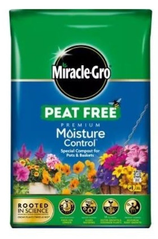 Peat Free Premium Moisture Control Compost for Pots & Baskets 1
