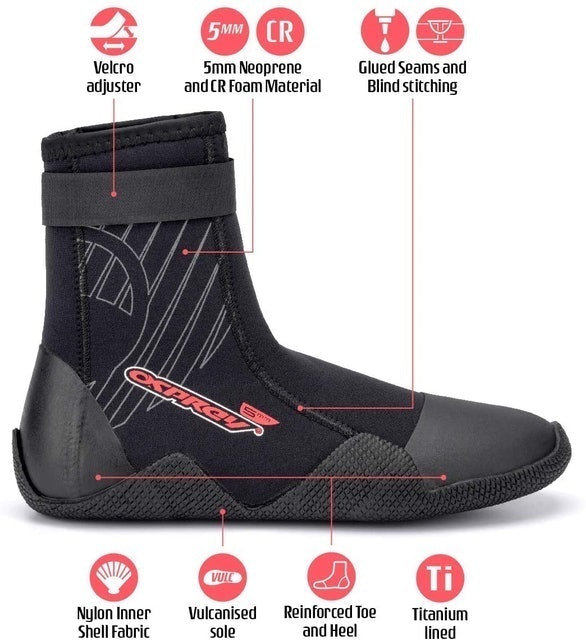 5mm Wetsuit Boots 2