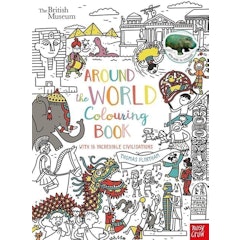 British Museum: Around the World Colouring Book