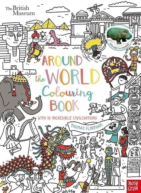 British Museum: Around the World Colouring Book 1