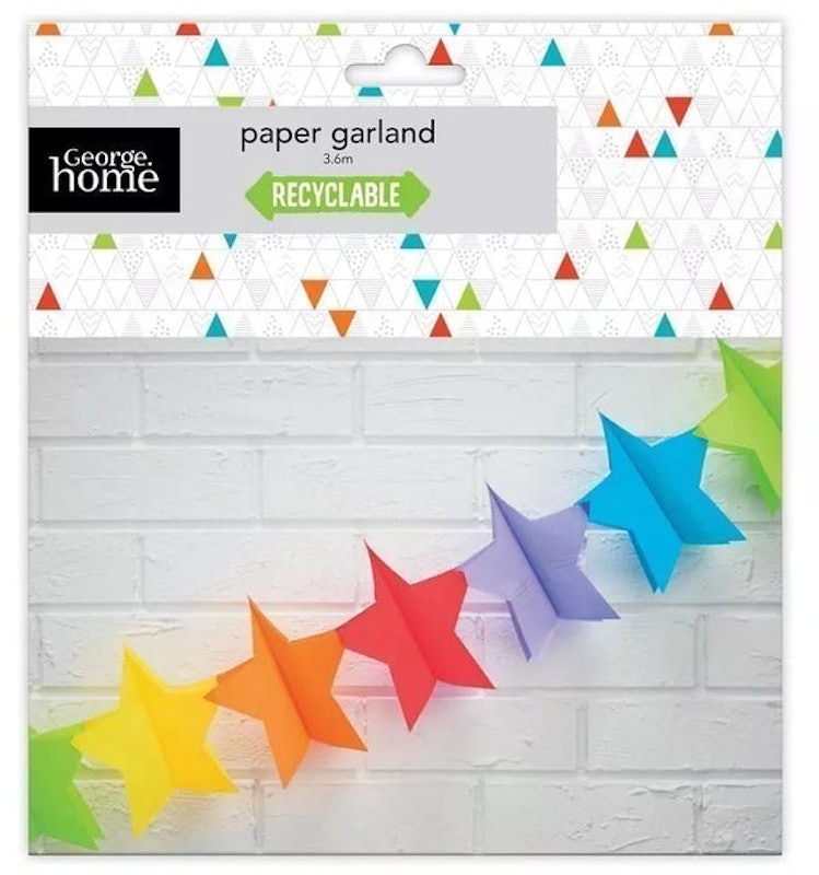 Paper Star Garland 1