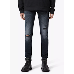 Cigarette Damaged Skinny Jeans