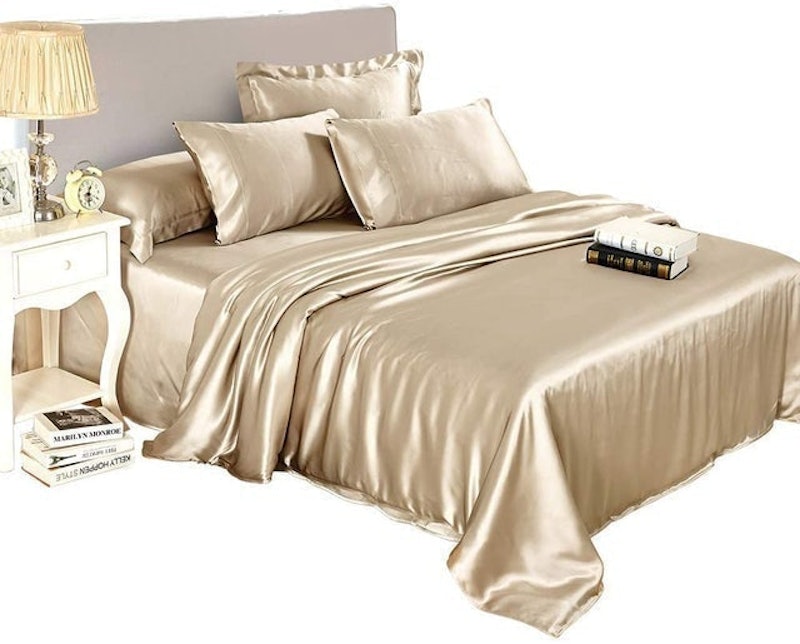 19 Momme Duvet Cover With Fitted Sheet 1