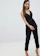 Asos Design Wrap Front Jumpsuit with Peg Leg and Self Belt 1
