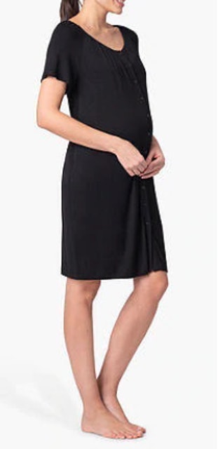 Gemma Button Down Maternity Nightdress 1