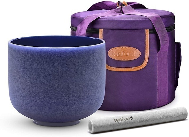 Indigo A Note Crystal Singing Bowl 1