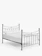 Wrought Iron and Brass Bed Co. Double Lily Iron Bed Frame 1