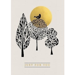 Just for You Black and Gold Card