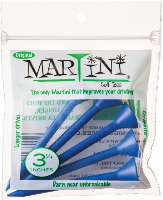 J & M Martini Golf 3-1/4" Durable Plastic Tees  1