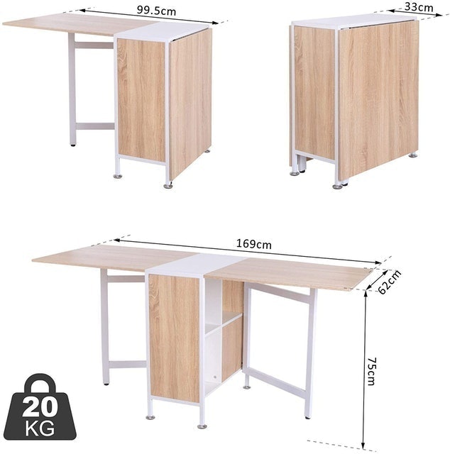 Foldable Drop Leaf Dining Table 3