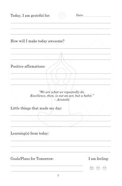 Gratitude Journal: Invest Few Minutes a Day to Develop Thankfulness, Mindfulness and Positivity  2
