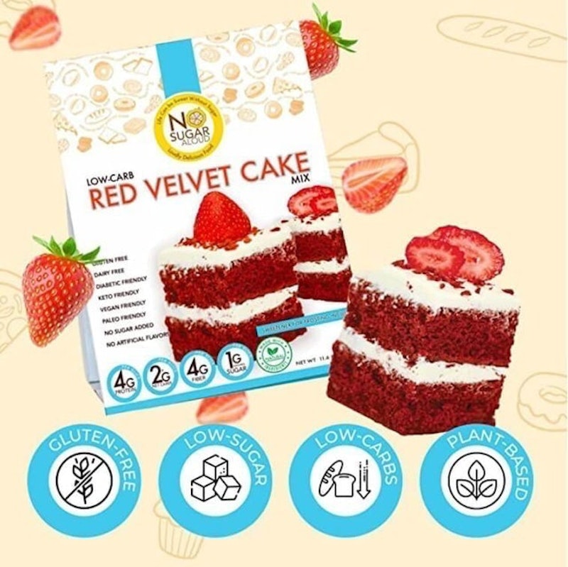 Red Velvet Low Carb Cake Mix 2