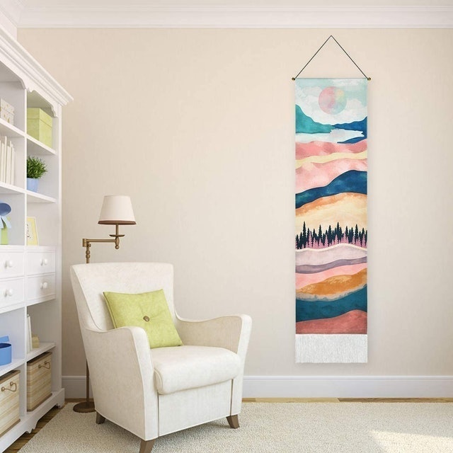 Mountain Sunset Tapestry  2