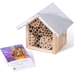Bee Hotel & Flower Seeds for Bees