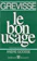 Maurice Grevisse Le Bon Usage 1