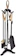 COSTWAY 5-Piece Fireplace Fireside Companion Set 1