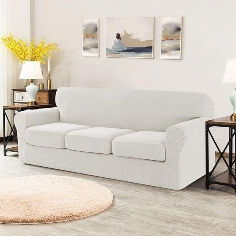 Sofa Cover With Separate Seat Cushion Covers 2