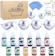 Limino Store Bath Bomb Mould Set With 12 Soap Colorants 1