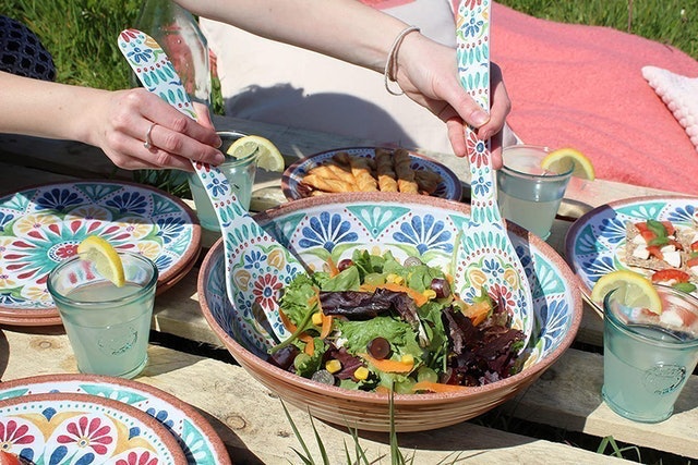 Melamine Salad Spoons 2