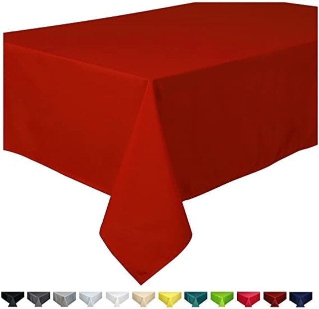 Extra Large Rectangular Fabric Tablecloth 1