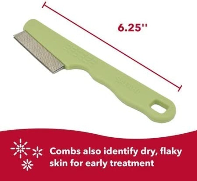 Dog Flea Comb with Double Row of Teeth 3