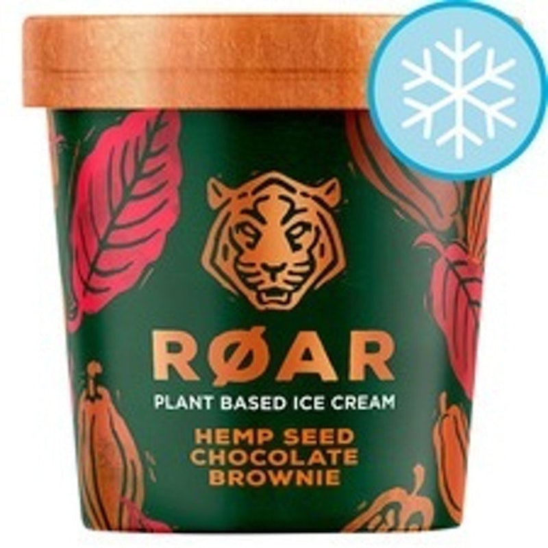 Hemp Seed Chocolate Brownie Plant Based Ice Cream 1
