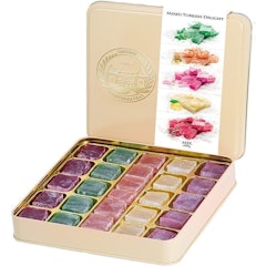 Assorted Turkish Delight Mix Gourmet Gift Box Tin