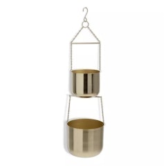 Double Hanging Planter