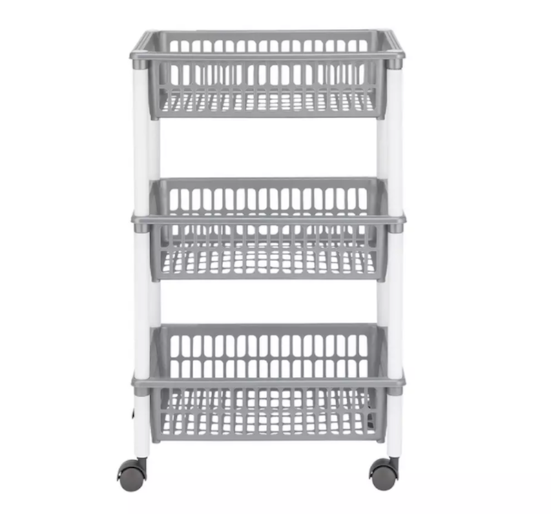Plastic Vegetable Trolley 2