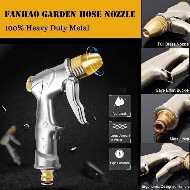 Garden Hose Heavy Duty Metal Water Gun 3