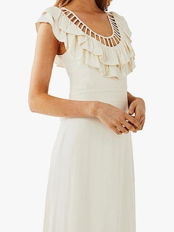 Rosa Frill Wedding Dress 2