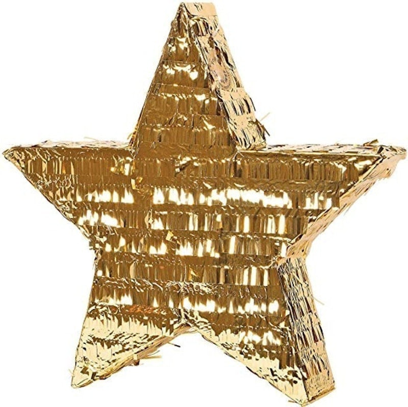 Gold Foil Star Pinata 1