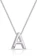 Phillip Jones Store Initial Necklace With Austrian Crystals 1